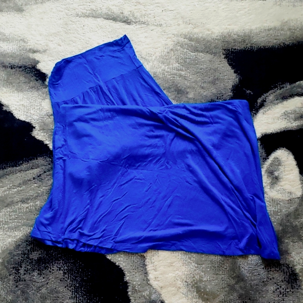 BLUE MAXI SKIRT